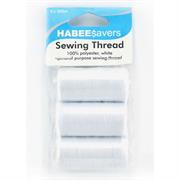  Polyester Sewing Thread Pack, 500m, White